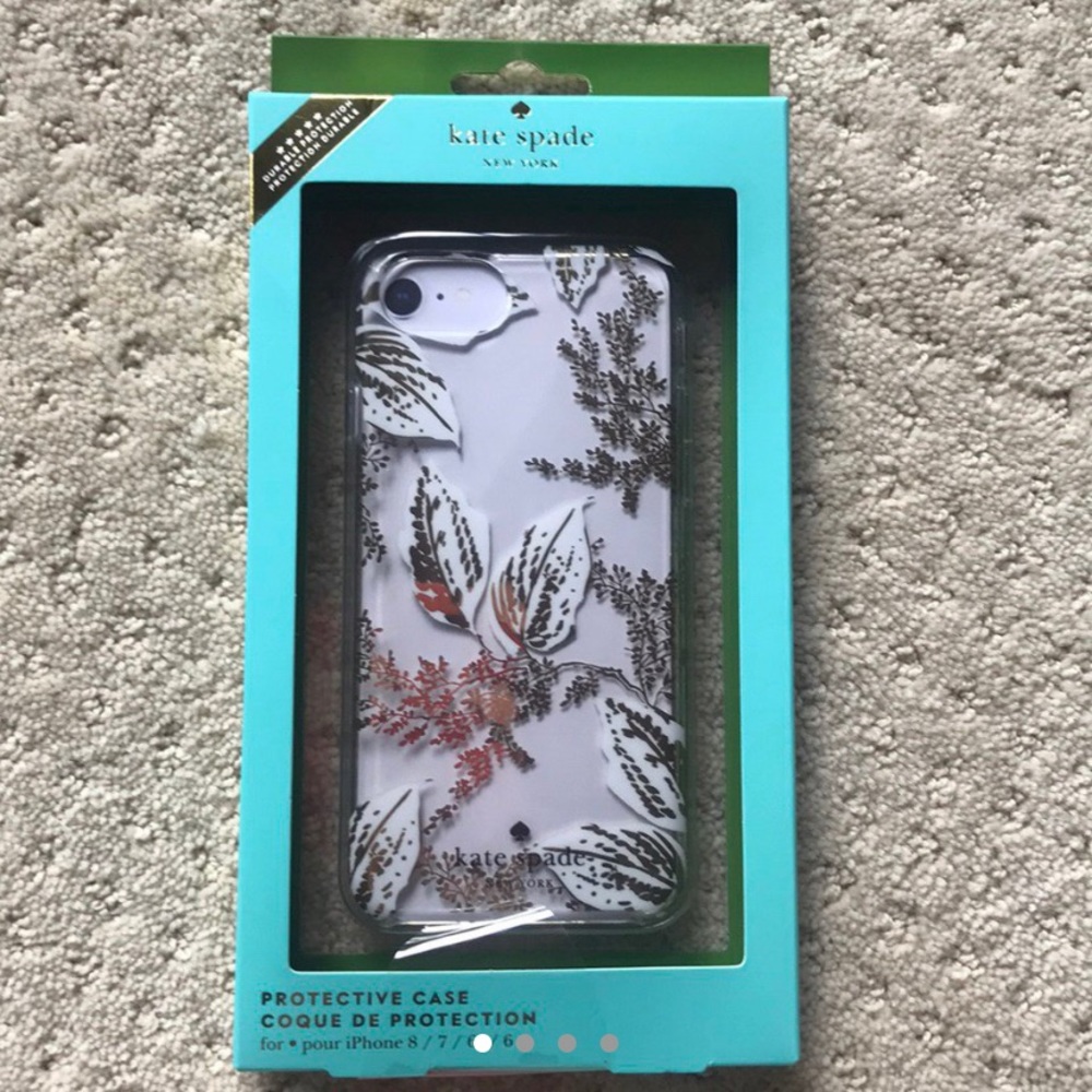 New Kate spade iPhone 7 8 case sparkly bits